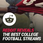 reddit nfl football|reddit college football streams.